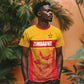 Zimbabwe Cricket Custom T shirt Come On Chevrons