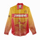 Zimbabwe Cricket Custom Women Casual Shirt Come On Chevrons