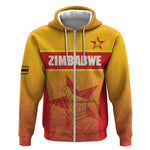 Zimbabwe Cricket Custom Zip Hoodie Come On Chevrons