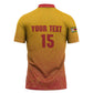 Zimbabwe Cricket Custom Zipper Polo Shirt Come On Chevrons