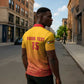 Zimbabwe Cricket Custom Zipper Polo Shirt Come On Chevrons