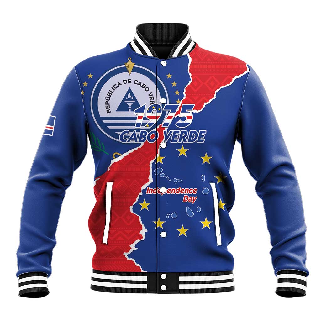 Happy Cabo Verde Baseball Jacket 50th Anniversary of Independence