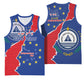 Happy Cabo Verde Basketball Jersey 50th Anniversary of Independence - African Pride