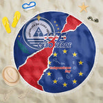 Happy Cabo Verde Beach Blanket 50th Anniversary of Independence