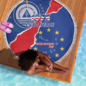 Happy Cabo Verde Beach Blanket 50th Anniversary of Independence