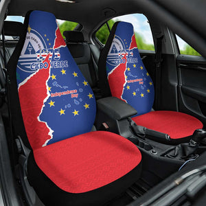 Happy Cabo Verde Car Seat Cover 50th Anniversary of Independence