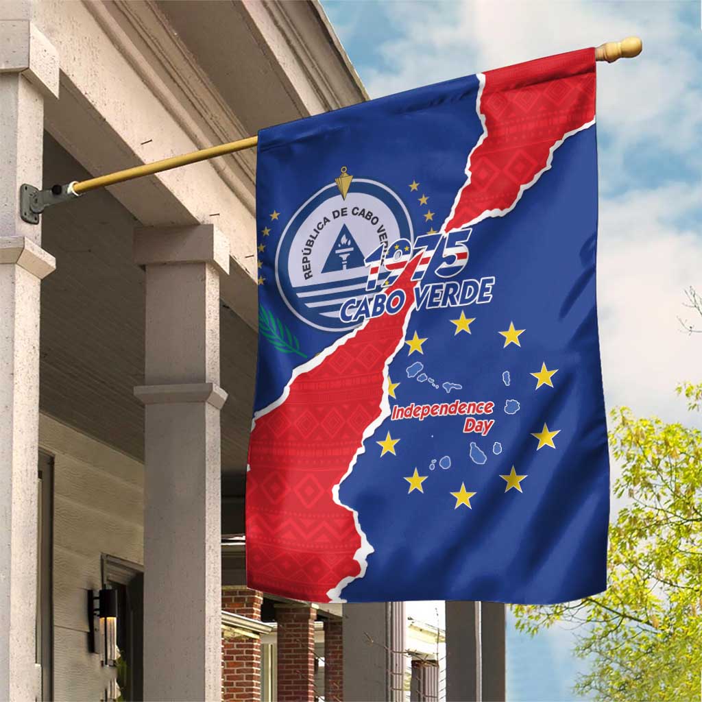 Happy Cabo Verde Garden Flag 50th Anniversary of Independence