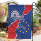 Happy Cabo Verde Garden Flag 50th Anniversary of Independence