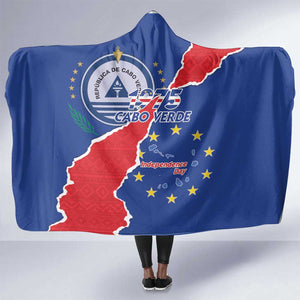 Happy Cabo Verde Hooded Blanket 50th Anniversary of Independence