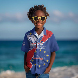 Happy Cabo Verde Kid Hawaiian Shirt 50th Anniversary of Independence