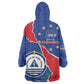 Happy Cabo Verde Kid Wearable Blanket Hoodie 50th Anniversary of Independence