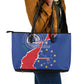 Happy Cabo Verde Leather Tote Bag 50th Anniversary of Independence