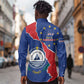 Happy Cabo Verde Long Sleeve Button Shirt 50th Anniversary of Independence