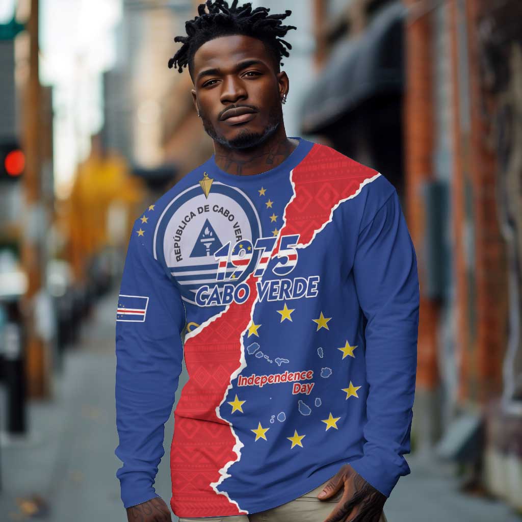Happy Cabo Verde Long Sleeve Shirt 50th Anniversary of Independence