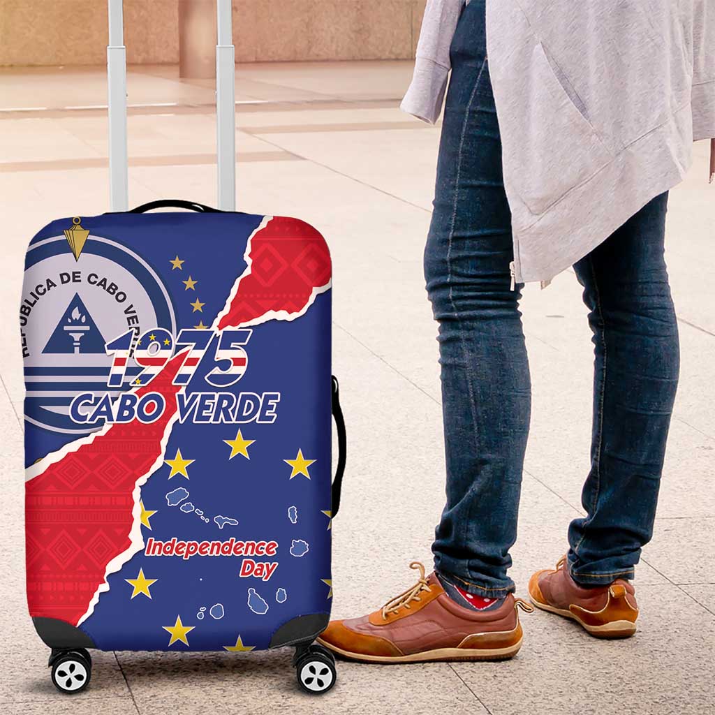 Happy Cabo Verde Luggage Cover 50th Anniversary of Independence