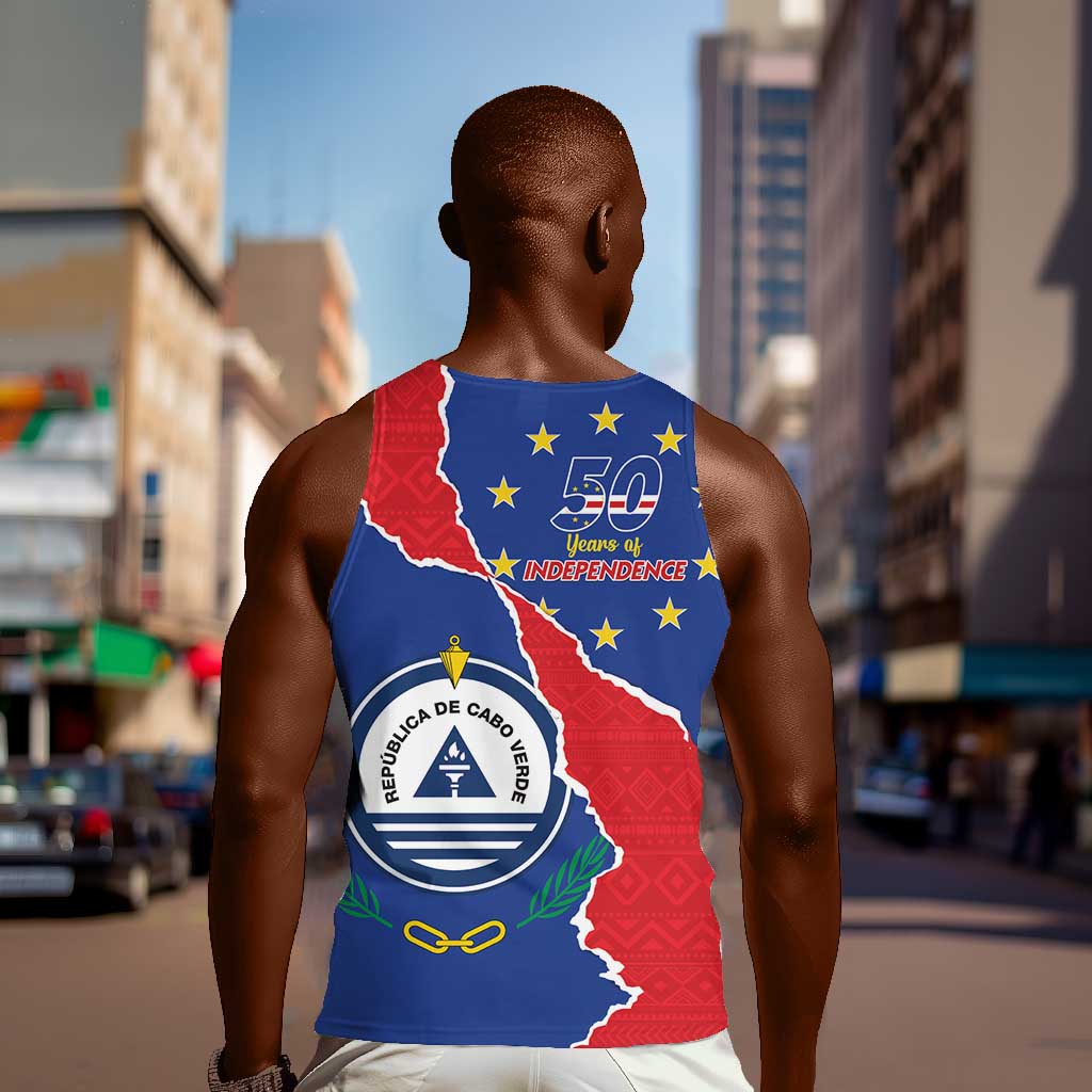 Happy Cabo Verde Men Tank Top 50th Anniversary of Independence