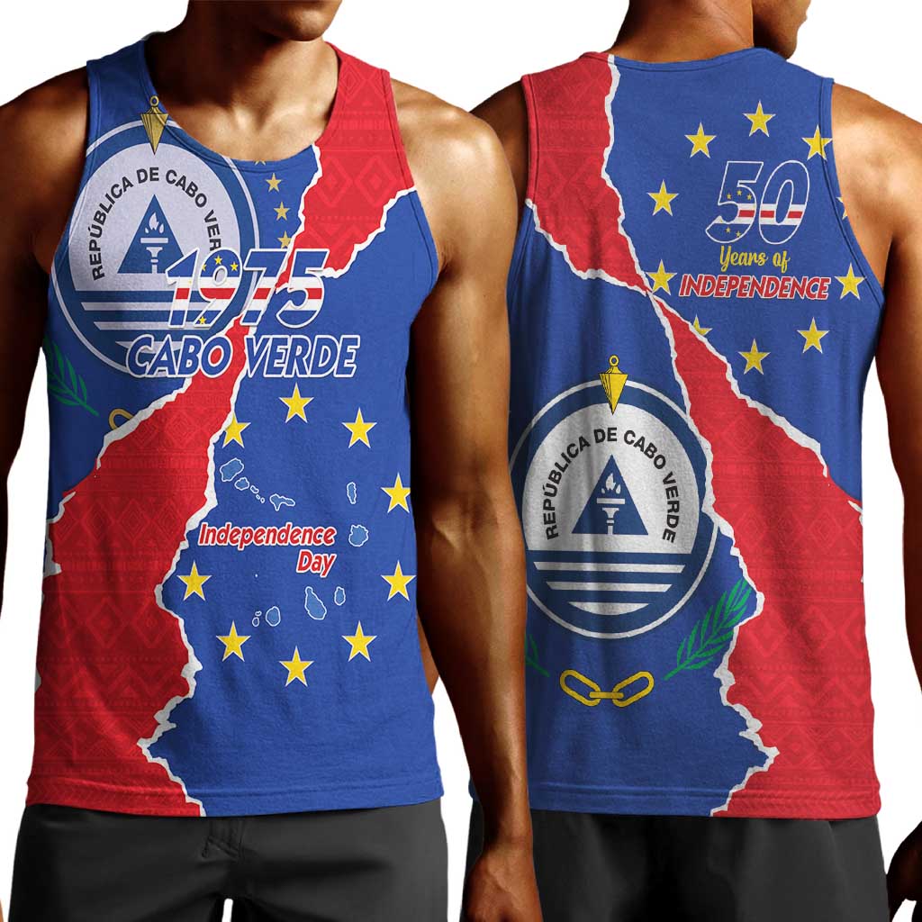 Happy Cabo Verde Men Tank Top 50th Anniversary of Independence