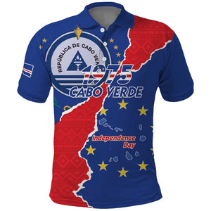 Happy Cabo Verde Polo Shirt 50th Anniversary of Independence