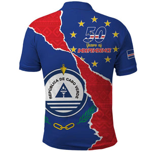 Happy Cabo Verde Polo Shirt 50th Anniversary of Independence