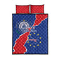 Happy Cabo Verde Quilt Bed Set 50th Anniversary of Independence