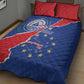 Happy Cabo Verde Quilt Bed Set 50th Anniversary of Independence