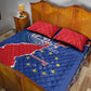 Happy Cabo Verde Quilt Bed Set 50th Anniversary of Independence
