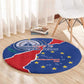 Happy Cabo Verde Round Carpet 50th Anniversary of Independence