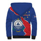 Happy Cabo Verde Sherpa Hoodie 50th Anniversary of Independence