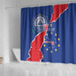 Happy Cabo Verde Shower Curtain 50th Anniversary of Independence
