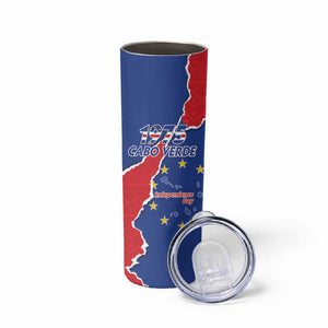 Happy Cabo Verde Skinny Tumbler 50th Anniversary of Independence