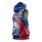 Happy Cabo Verde Sleeveless Hoodie 50th Anniversary of Independence - African Pride