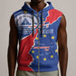 Happy Cabo Verde Sleeveless Zip Hoodie 50th Anniversary of Independence - African Pride