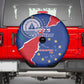 Happy Cabo Verde Spare Tire Cover 50th Anniversary of Independence