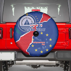 Happy Cabo Verde Spare Tire Cover 50th Anniversary of Independence