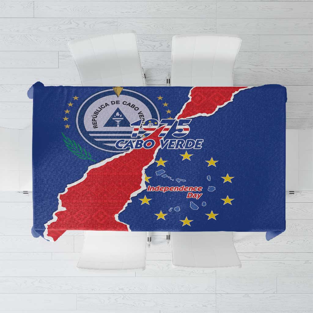 Happy Cabo Verde Tablecloth 50th Anniversary of Independence