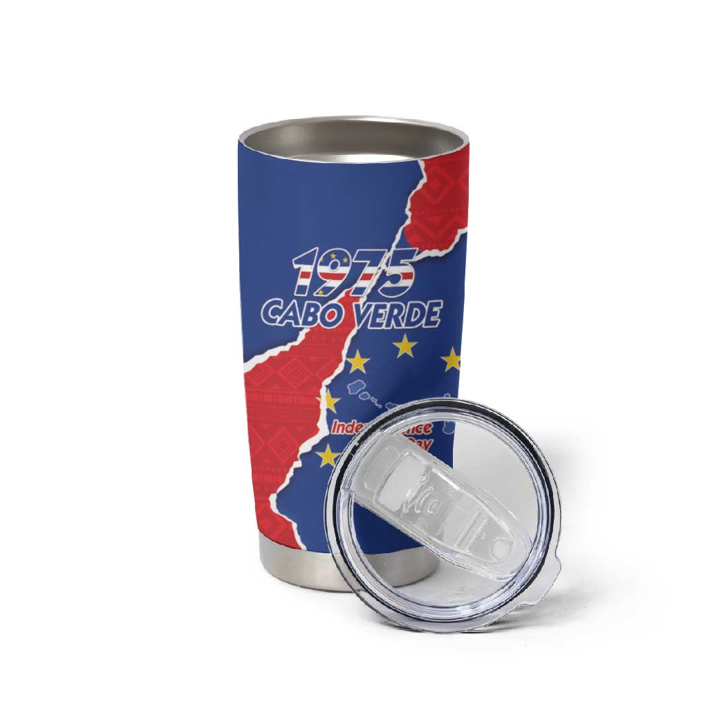 Happy Cabo Verde Tumbler Cup 50th Anniversary of Independence