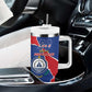 Happy Cabo Verde Tumbler With Handle 50th Anniversary of Independence