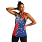 Happy Cabo Verde Women Racerback Tank 50th Anniversary of Independence