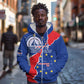 Happy Cabo Verde Zip Hoodie 50th Anniversary of Independence