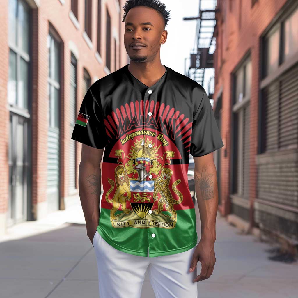 Personalized Happy Malawi Independence Day Baseball Jersey