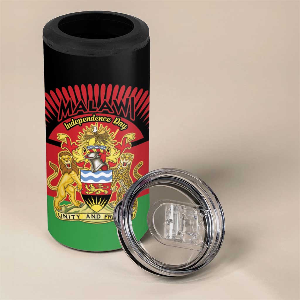 Personalized Happy Malawi Independence Day 4 in 1 Can Cooler Tumbler