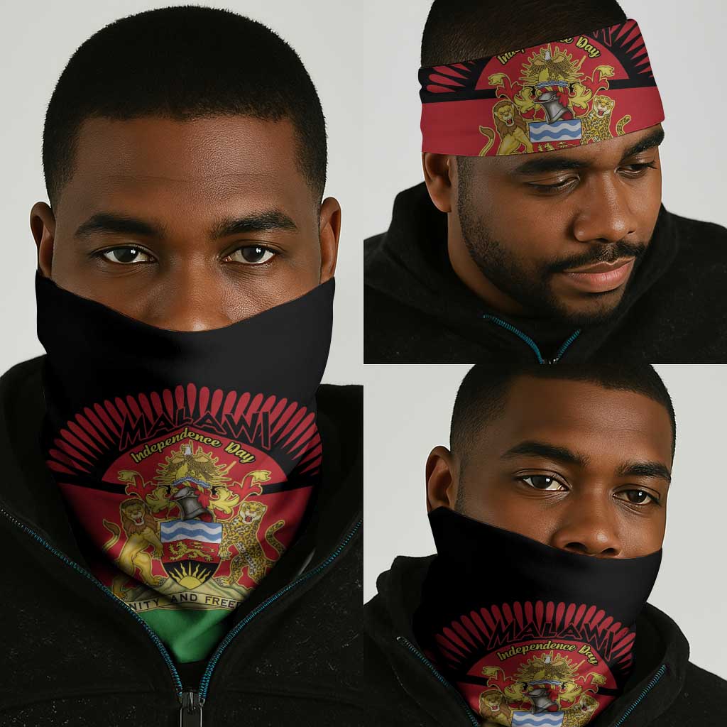 Happy Malawi Independence Day Neck Gaiter - African Pride