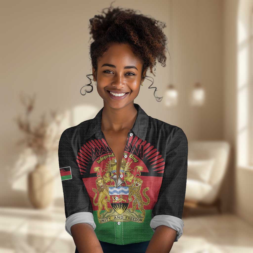 Personalized Happy Malawi Independence Day Women Casual Shirt