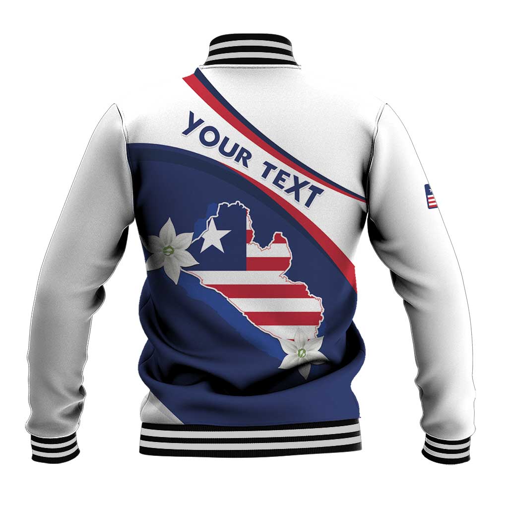 Personalized Happy Liberia Independence Day Baseball Jacket