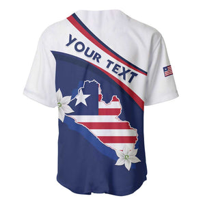 Personalized Happy Liberia Independence Day Baseball Jersey
