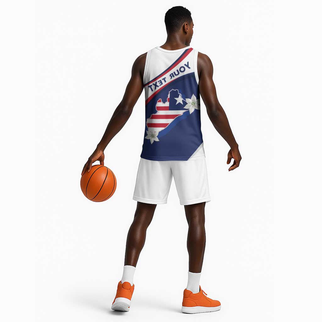 Personalized Happy Liberia Independence Day Basketball Jersey - African Pride