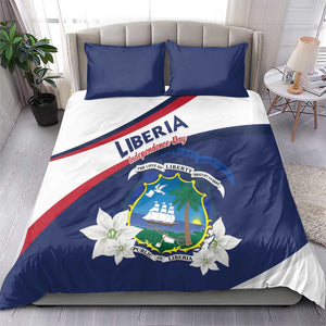 Happy Liberia Independence Day Bedding Set