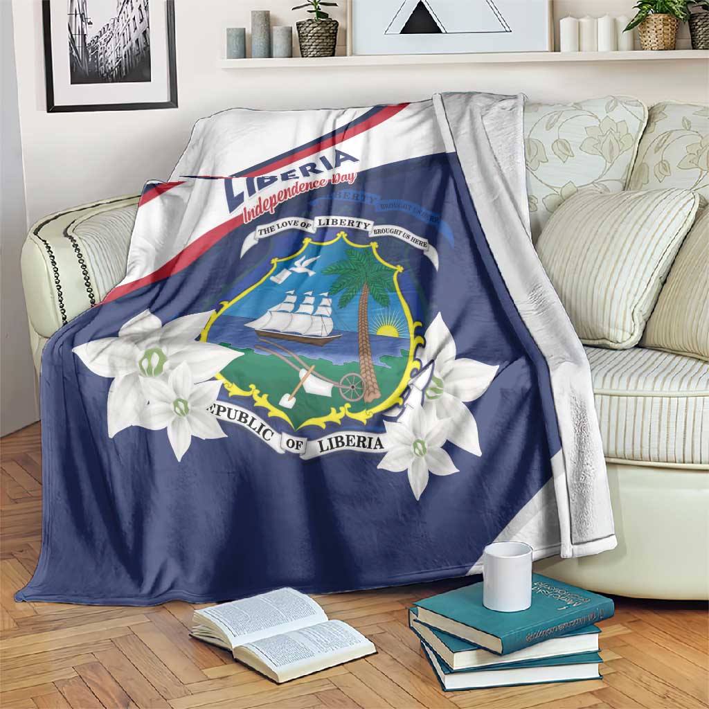 Happy Liberia Independence Day Blanket