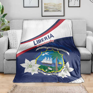Happy Liberia Independence Day Blanket