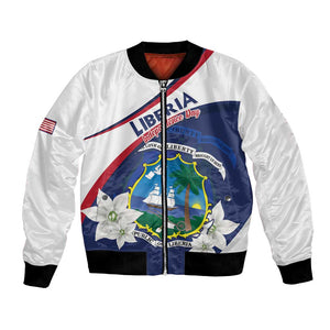 Personalized Happy Liberia Independence Day Bomber Jacket